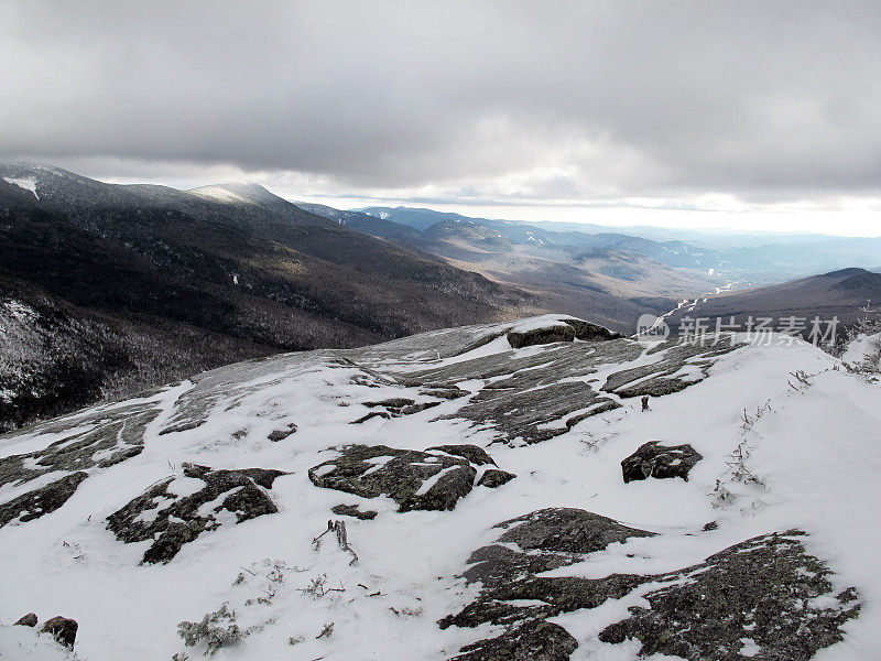 从Cannon Mountain Outlook往南看